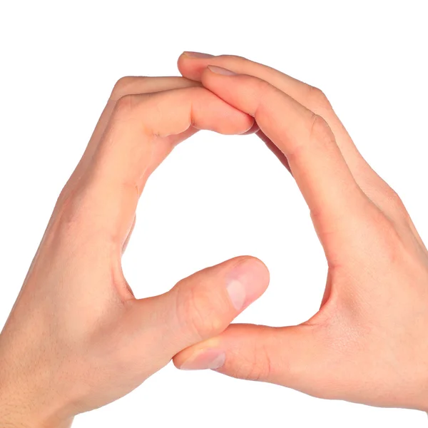Hand gebarentaal alfabet — Stockfoto