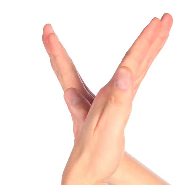 Hand teckenspråk alfabetet — Stockfoto