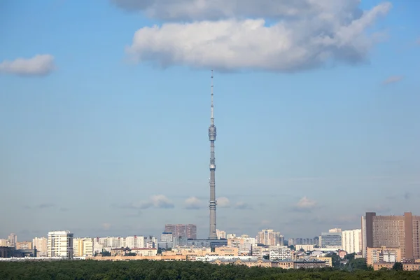 Останкинская башня в Москве — стоковое фото
