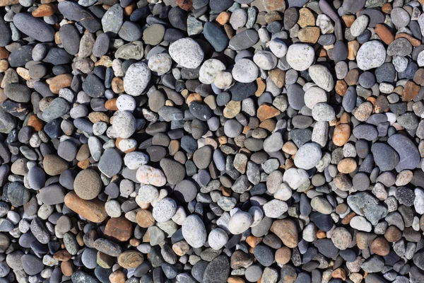 Heart from stones on pebble — Stock Photo, Image