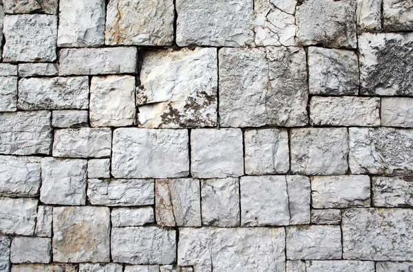 Parede de pedra cinza — Fotografia de Stock