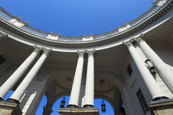 Colonnade of Sochi station — Stock Photo, Image