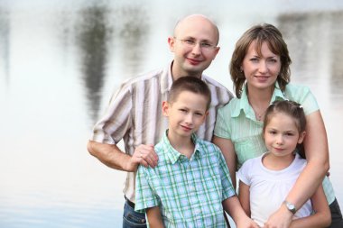 aile içinde erken sonbahar park