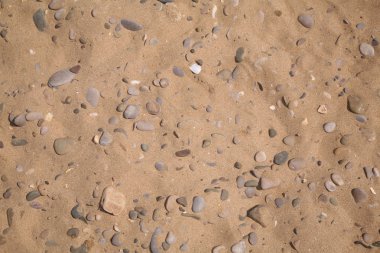 Sand with stones. clipart