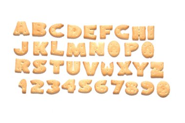 Cookie, alphabet clipart