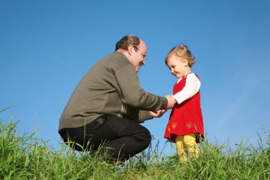 Father daughter clipart