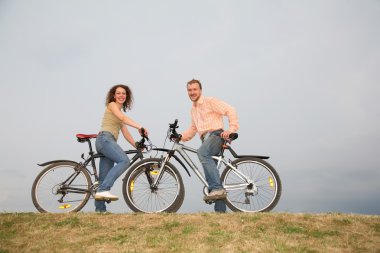 erkek ve kadın Bisiklet