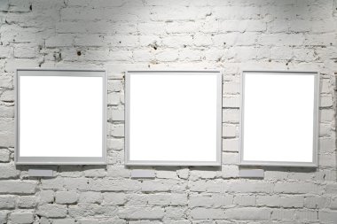 Frames on wall 2 clipart
