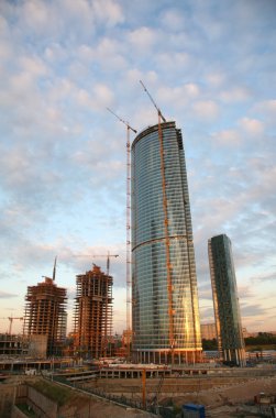 Building of the skyscraper clipart