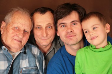 Four generations clipart