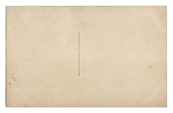 白に隔絶された古い空のポストカード — ストック写真