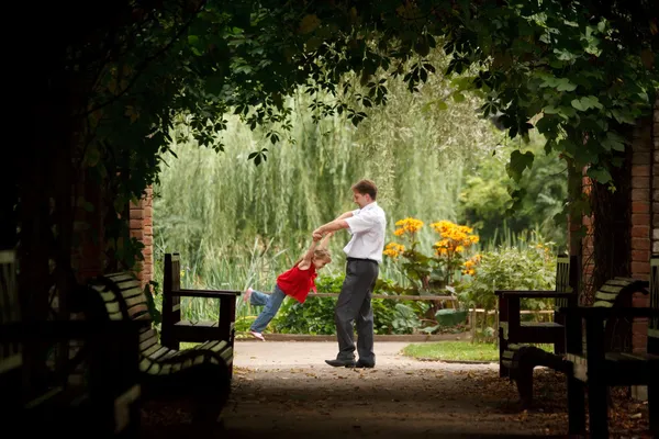 Stock image Family in park