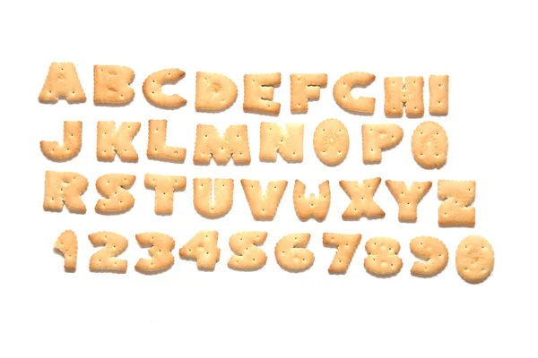 Cookie, alfabet — Stockfoto
