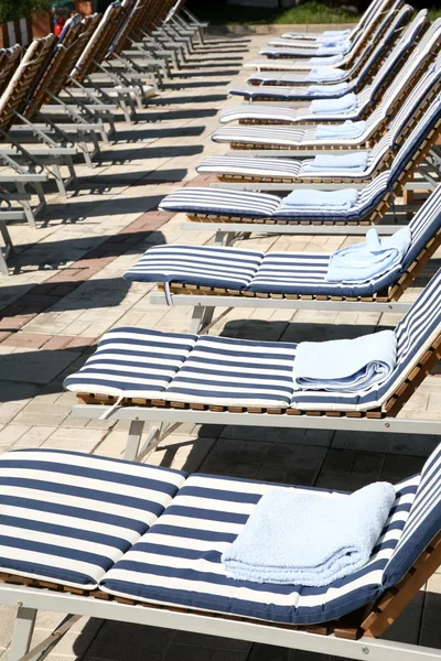 Lounge de praia — Fotografia de Stock