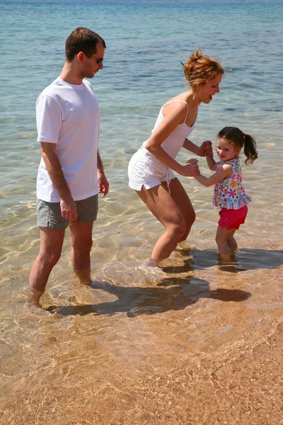 Rodinné pláže — Stock fotografie