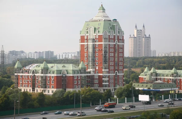 Budova v Moskvě — Stock fotografie