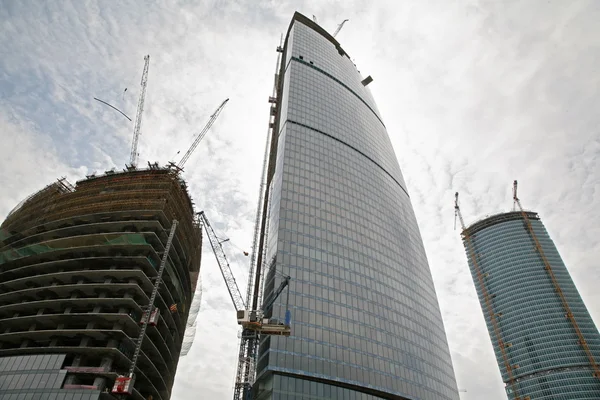 The building of the skyscrapers — Stock Photo, Image