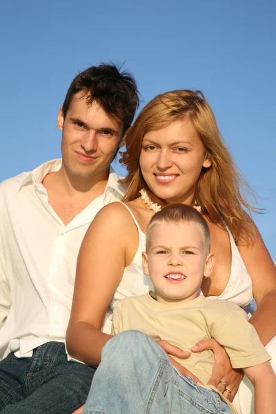Parents and son — Stock Photo, Image