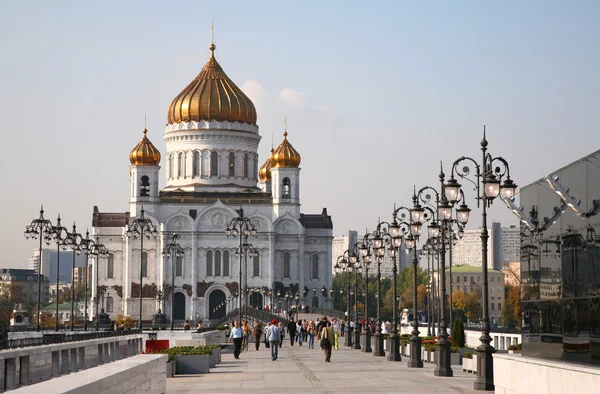 La catedral de Cristo el salvador en Moscú — Foto de Stock