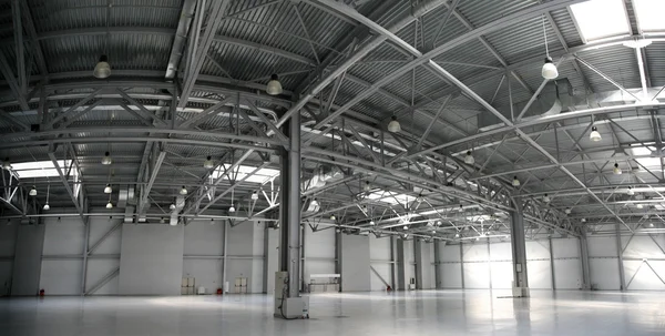 Hangar armazém panorama — Fotografia de Stock