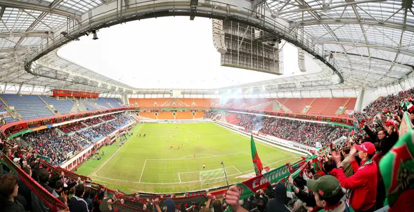 Panorama do futebol — Fotografia de Stock