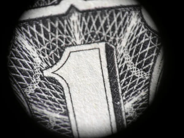 Um dólar close-up — Fotografia de Stock