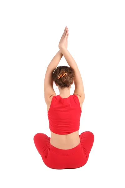 Mujer Yoga —  Fotos de Stock