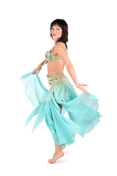 Skirt dance woman — Stock Photo, Image