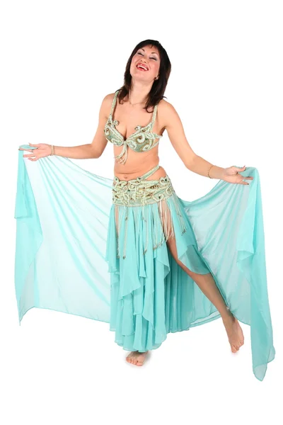 Bellydance woman laughing — Stock Photo, Image