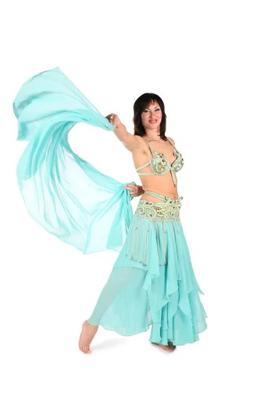 Kobieta taniec szal — Zdjęcie stockowe