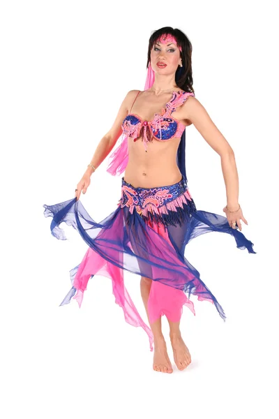 Pink blue bellydance — Stock Photo, Image