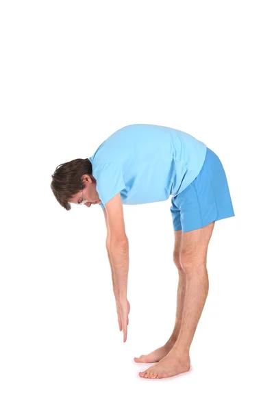 Yoga man training — Stock Photo, Image