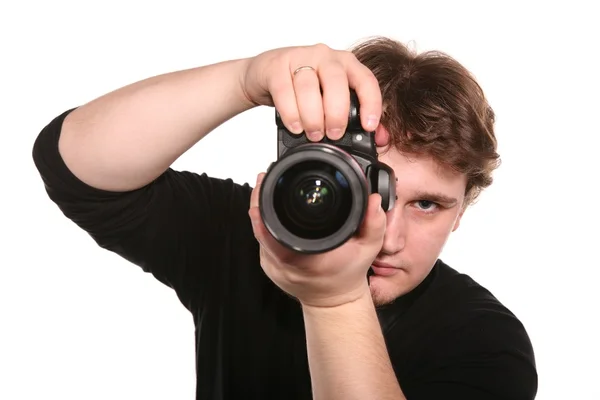 Fotógrafo com câmera 2 — Fotografia de Stock