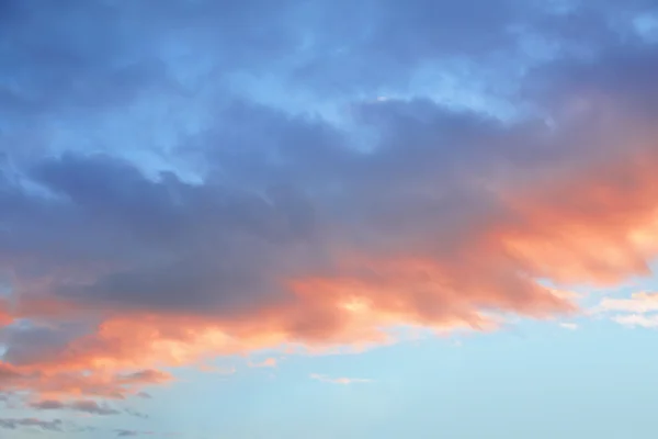 Hemel front wolk zonsondergang — Stockfoto
