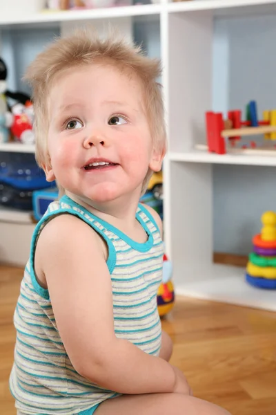 Boy in playroom — Stock Photo, Image