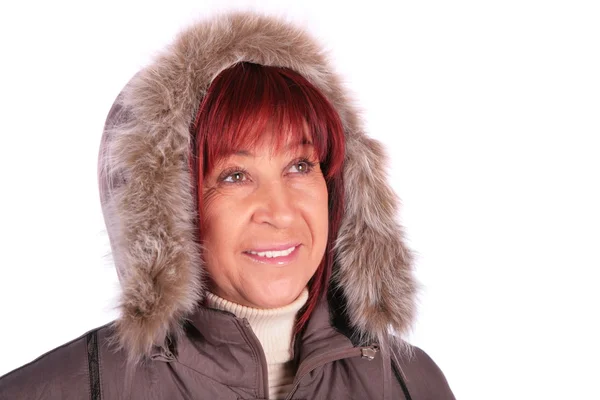 Kış ceket, kadın — Stok fotoğraf