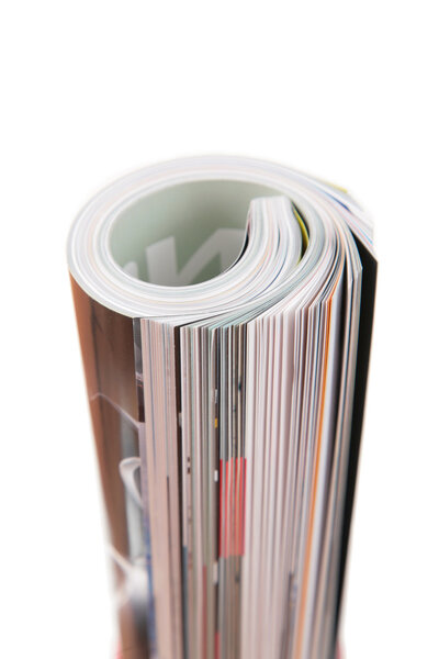 свернутый журнал
