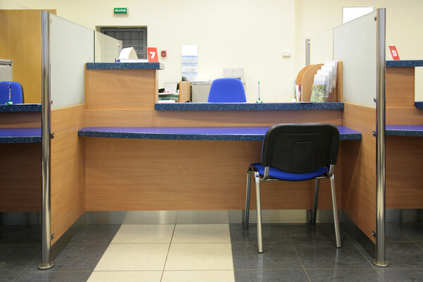 Bank desk