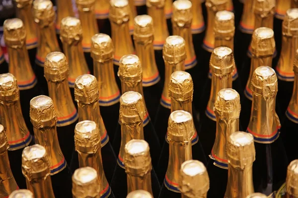 Flessen champagne — Stockfoto