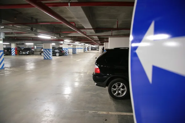 都市の車の駐車場 — ストック写真