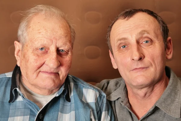 Two elderly men — Stock Photo, Image