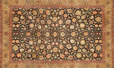 Fragment of carpet clipart