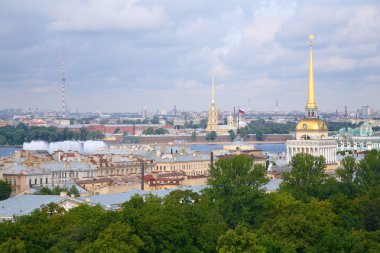 View of historic centre of St.Petersburg clipart