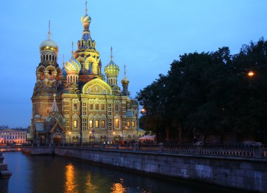 Spas-na-krovi cathedral . St.Petersburg clipart