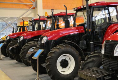 Tractors on exhibition