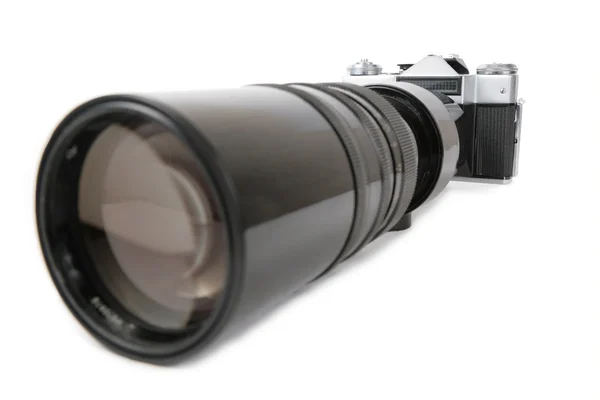 Câmera com lente grande 2 — Fotografia de Stock
