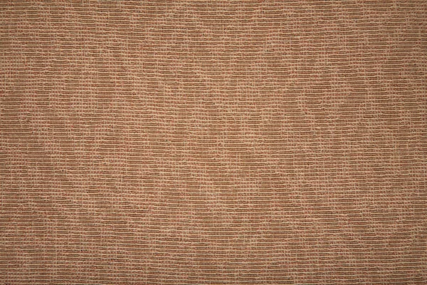 Hrubé hnědé textilní textura — Stock fotografie