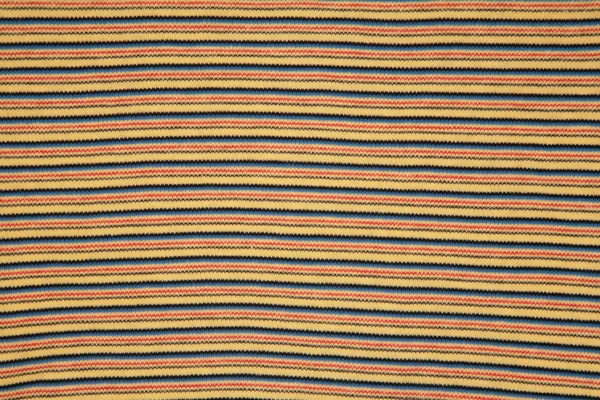 Gele strip textiel textuur — Stockfoto
