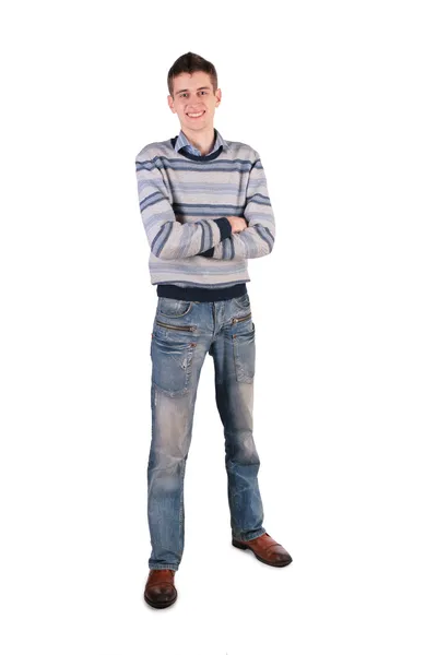 Uzun boylu genç adam — Stok fotoğraf