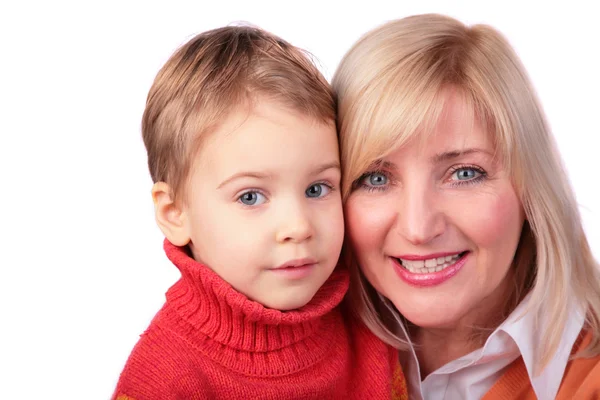 Middleaged woman with kid 3 — Stock Photo, Image